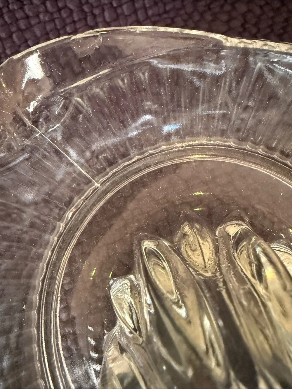 Vintage Anchor Hocking Clear Glass Citrus Juicer - Classic Glass Reamer Large